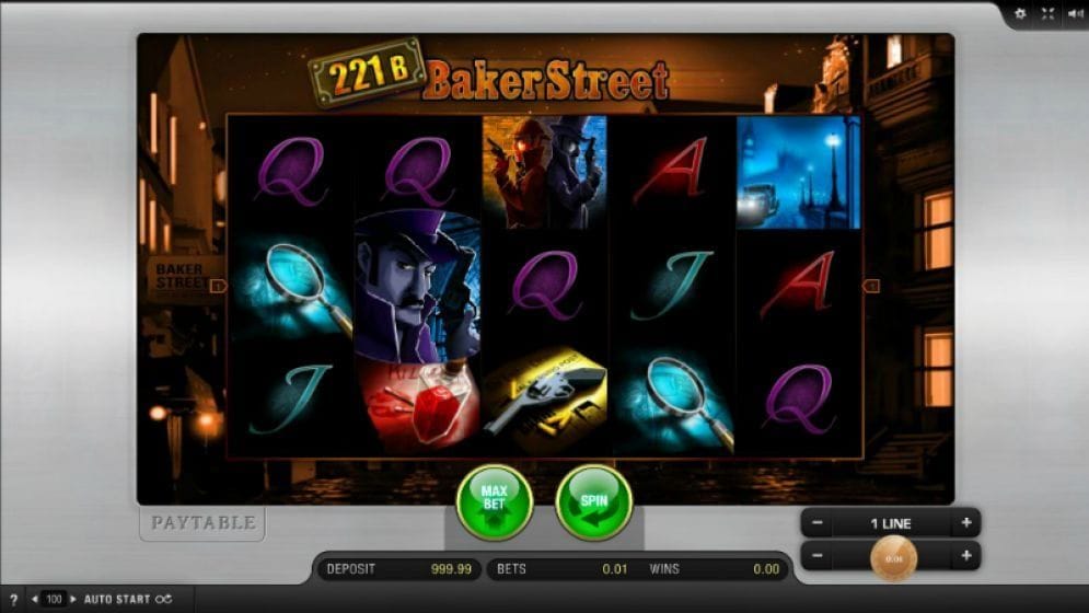 221B Baker Street online Automatenspiel