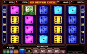 40 Super Dice Geldspielautomat kostenlos spielen