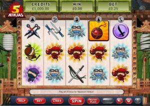 5 Ninjas Casino Spiel kostenlos spielen