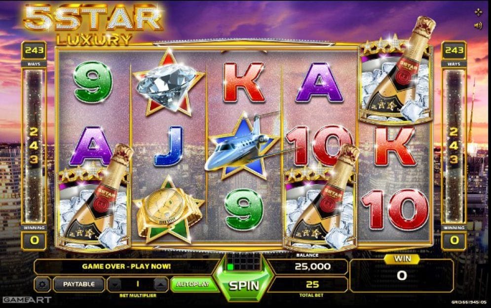 5 Star Luxury online Spielautomat