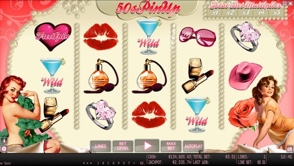 50’s PinUp online Spielautomat