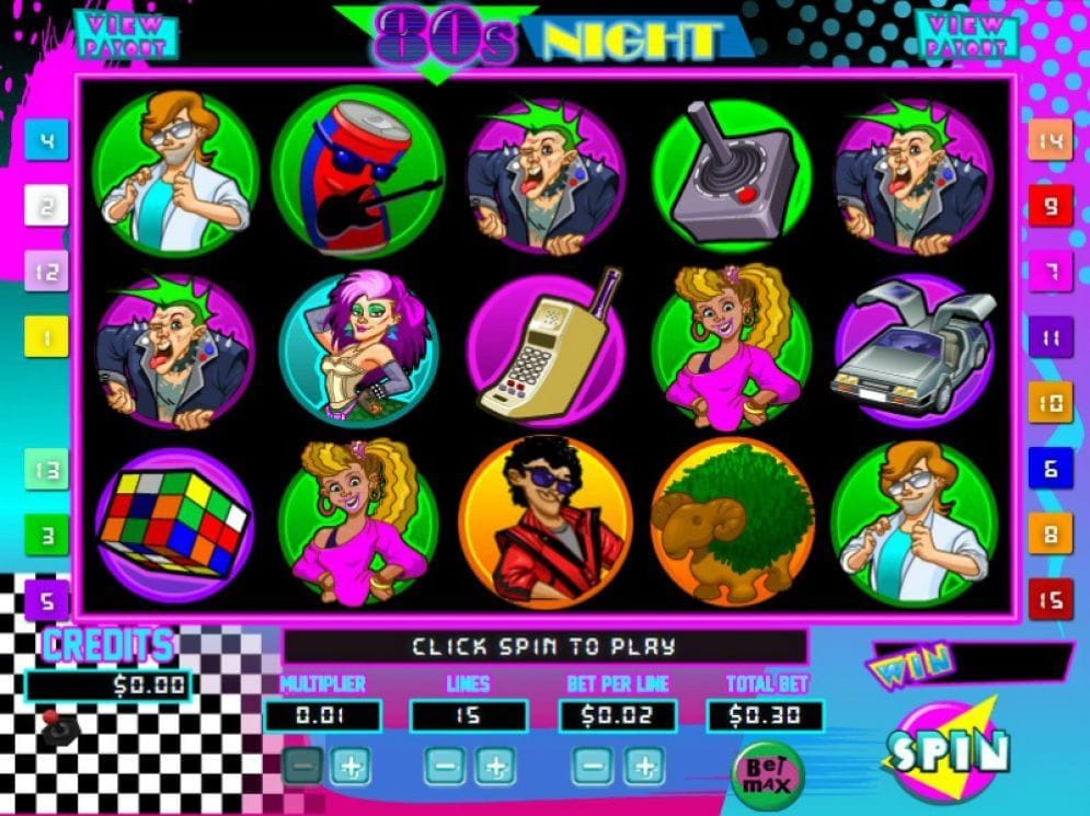 80’s Night Casino Spiel