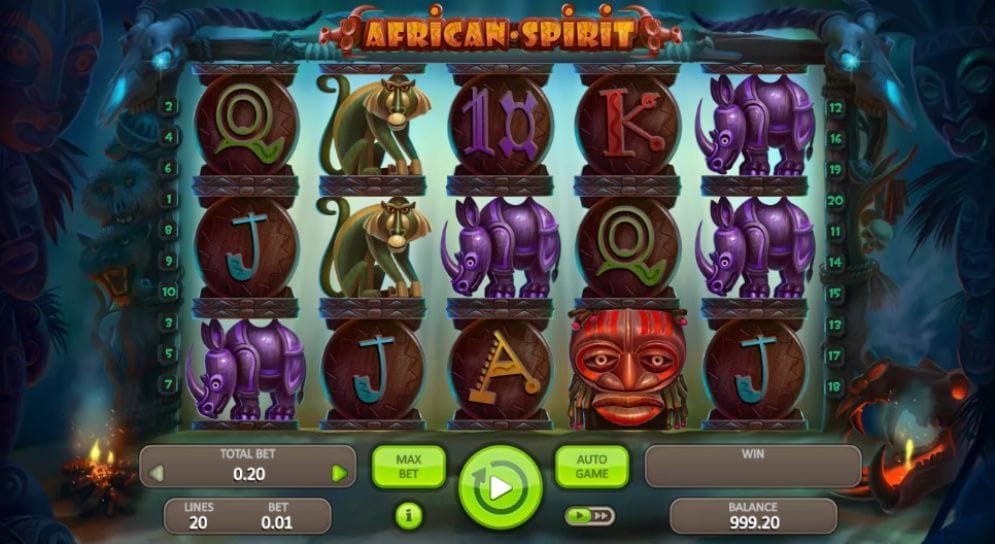 African Spirit online Spielautomat