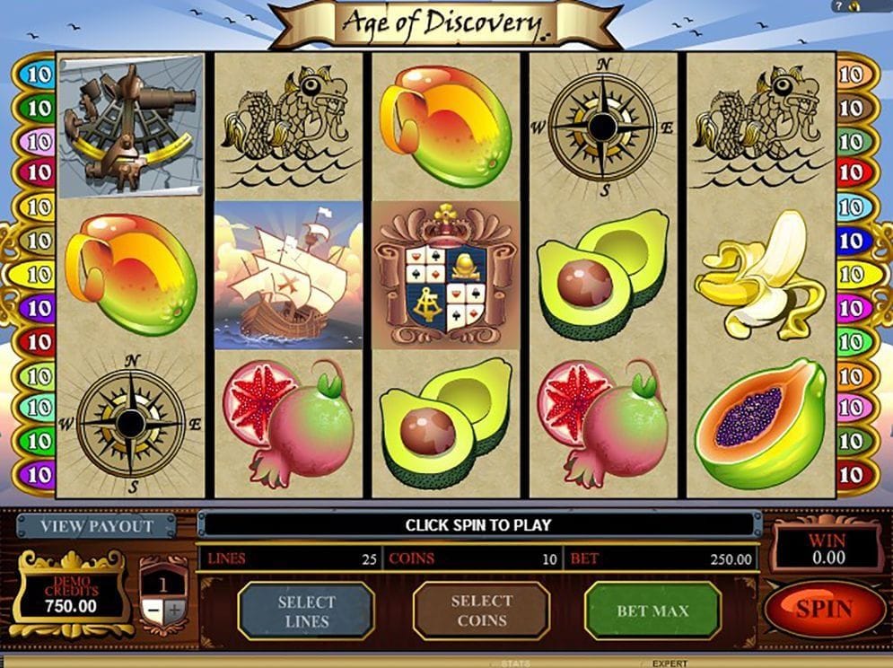 Age Of Discovery online Casino Spiel
