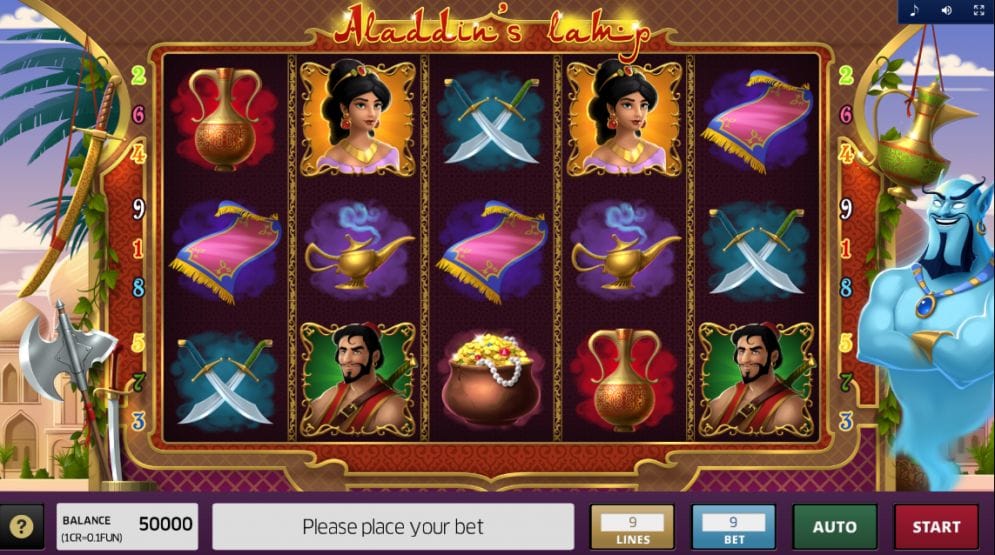 Aladdin’s Lamp online Casinospiel