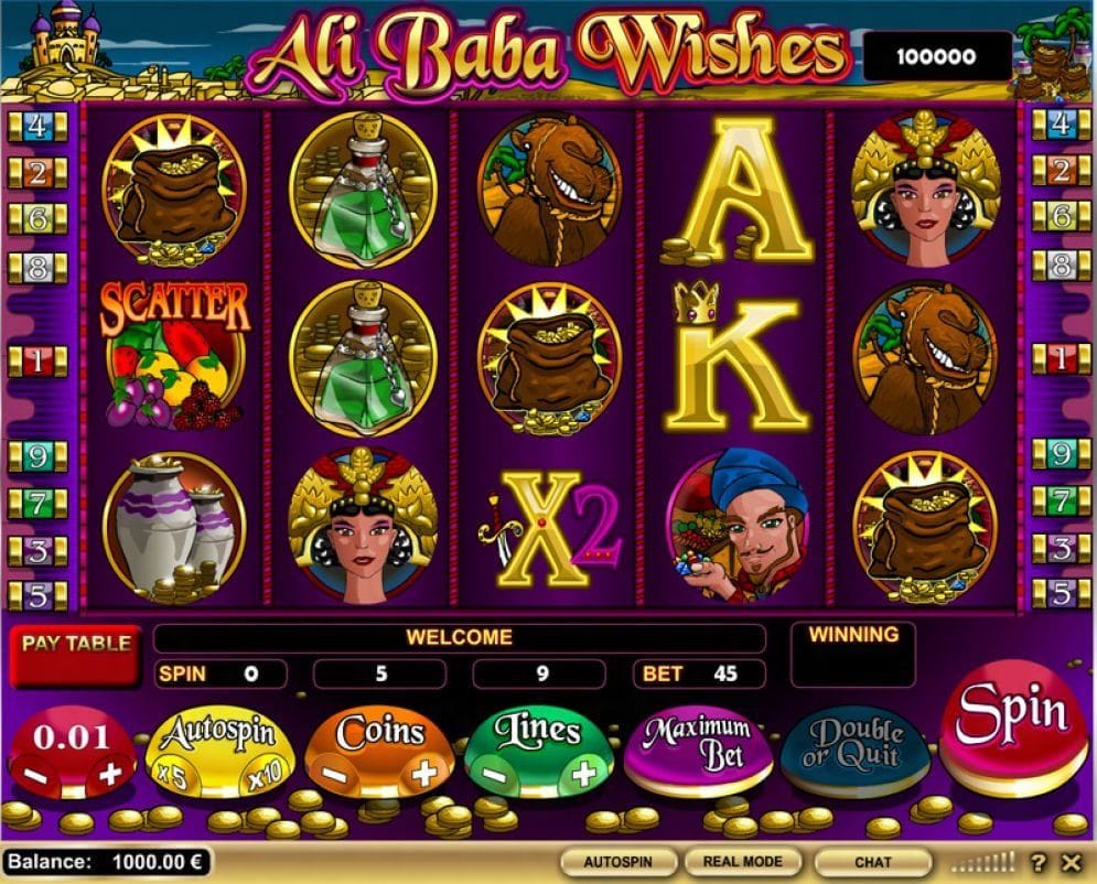 Ali Baba Wishes Spielautomat