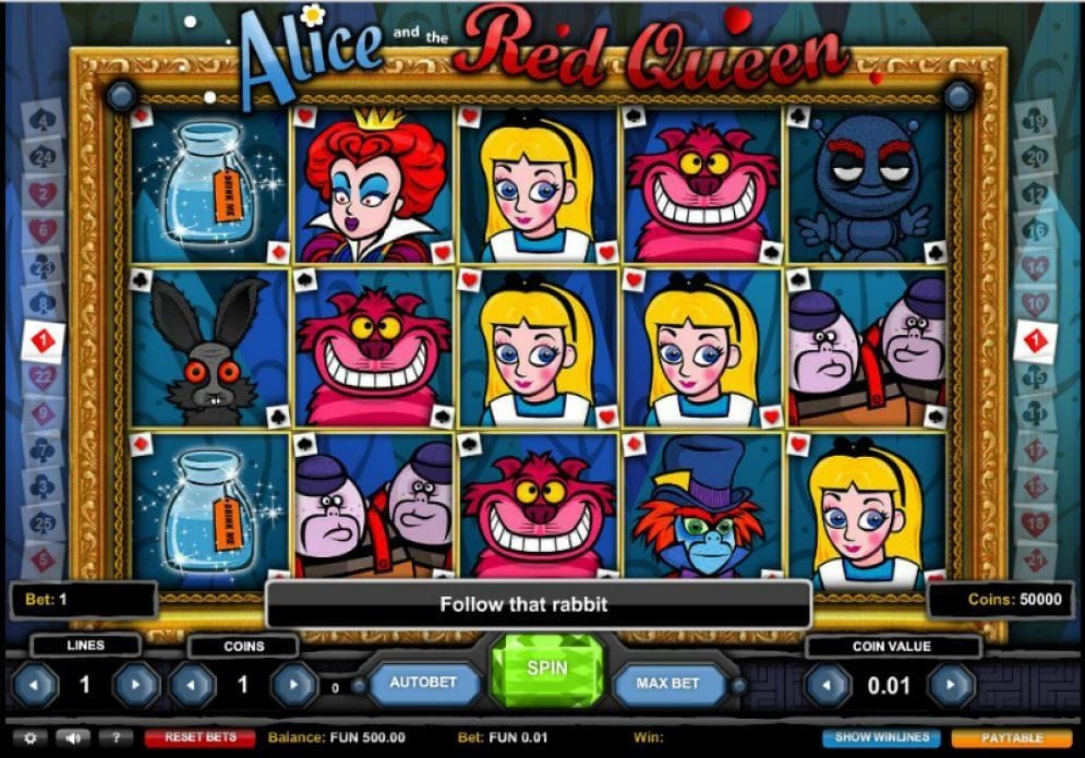 Alice and the Red Queen Geldspielautomat