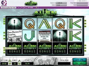 Alien Autopsy Casino Spiel kostenlos spielen