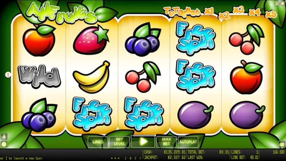 All Fruits online Video Slot