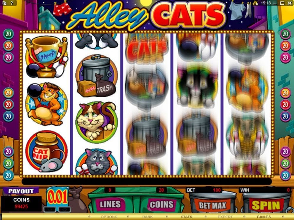 Alley Cats online Automatenspiel