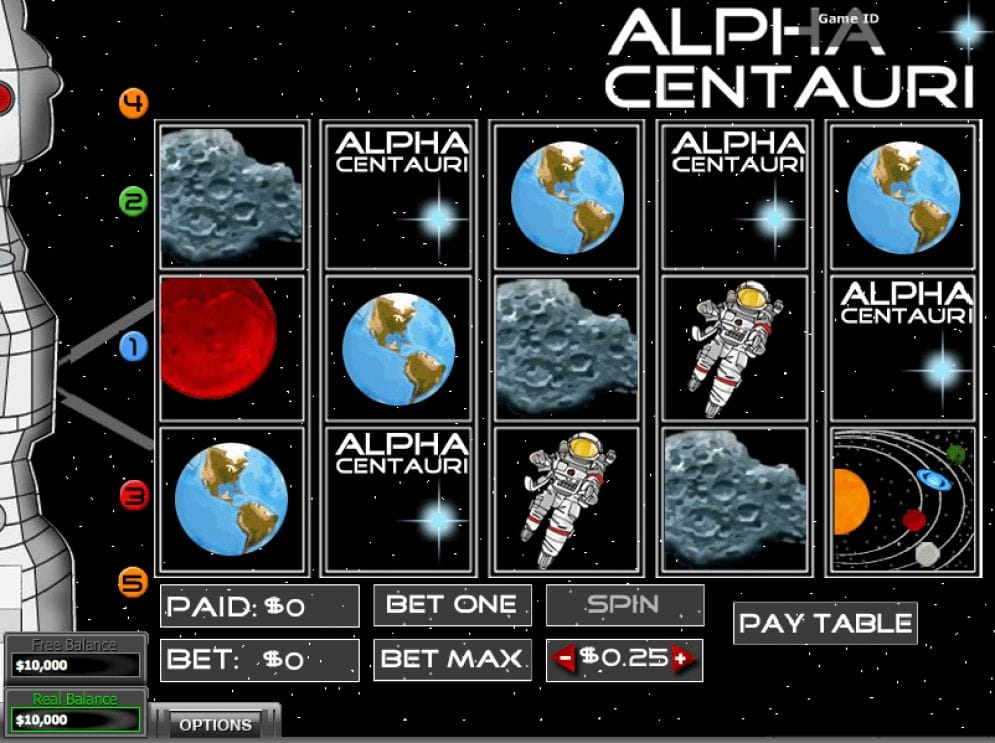 Alpha Centauri Casino Spiel