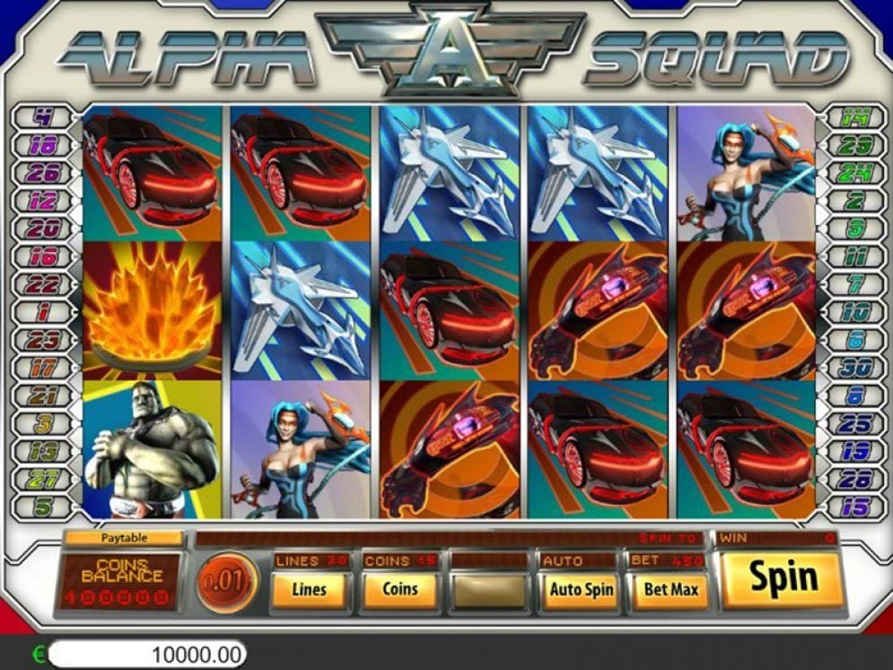 Alpha Squad online Casinospiel