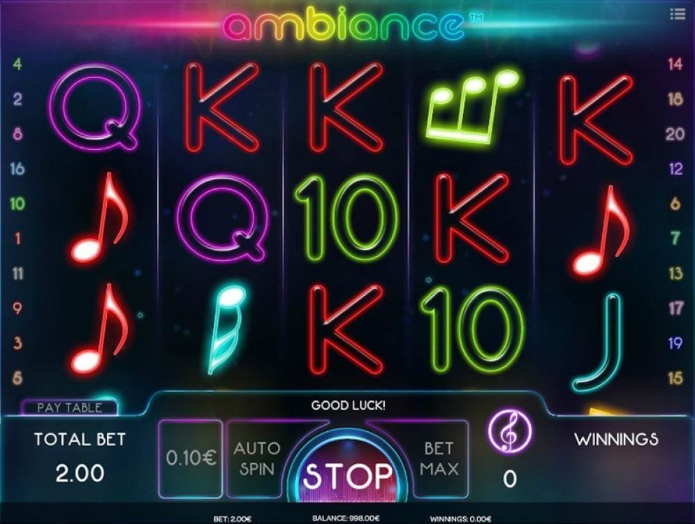 Ambiance online Casino Spiel