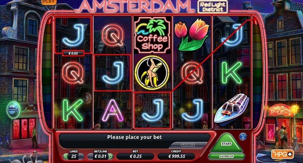 Amsterdam Red Light District online Spielautomat
