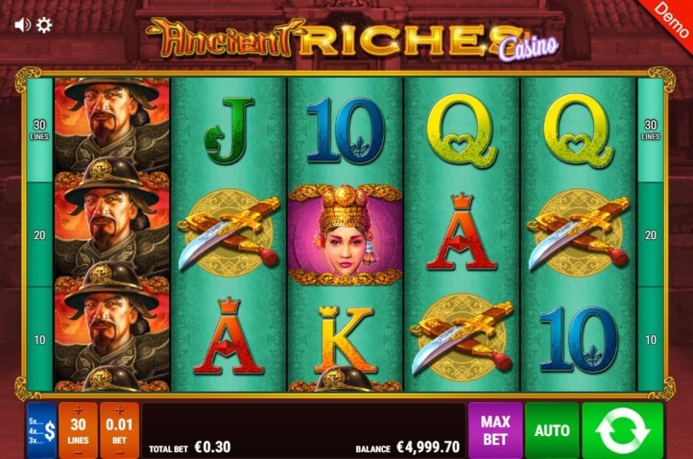 Ancient Riches online Casinospiel