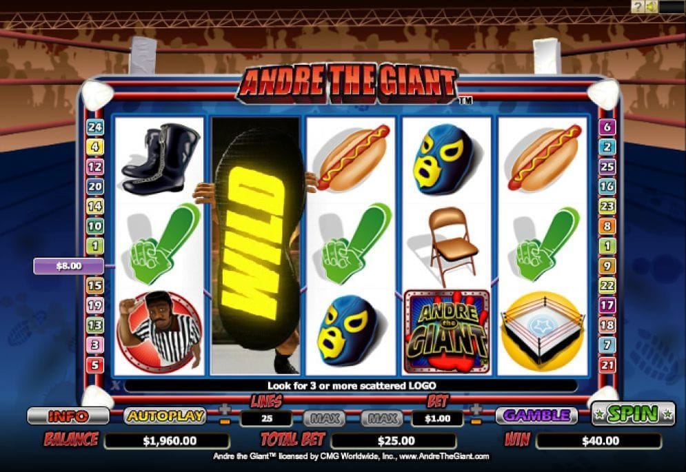 Andre the Giant online Geldspielautomat