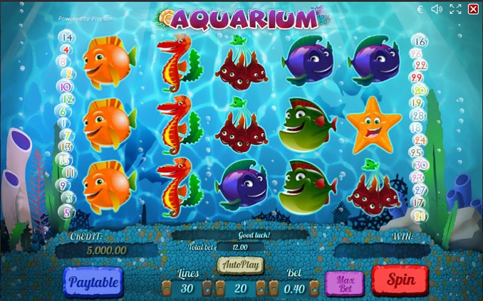 Aquarium online Automatenspiel