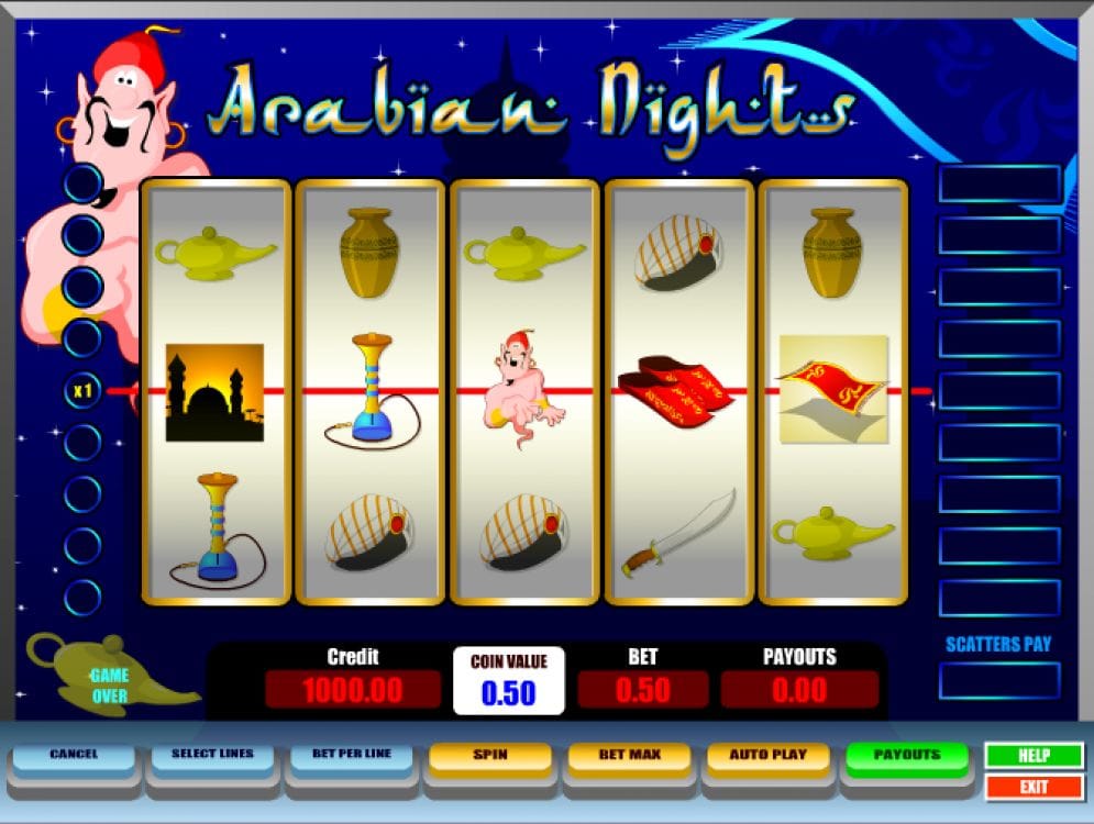 Arabian Nights online Spielautomat