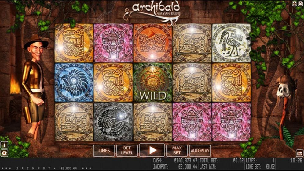 Archibald Maya online Spielautomat