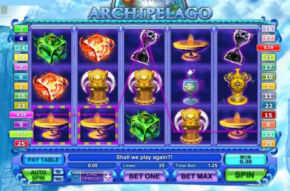 Archipelago online Casino Spiel