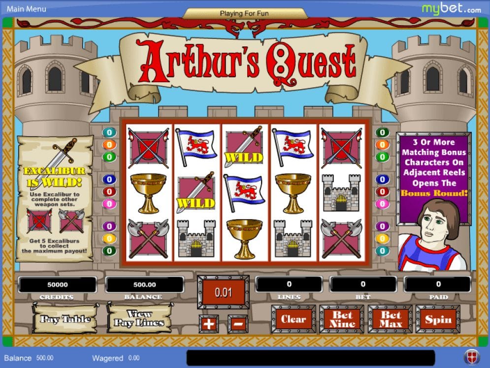 Arthur’s Quest Geldspielautomat