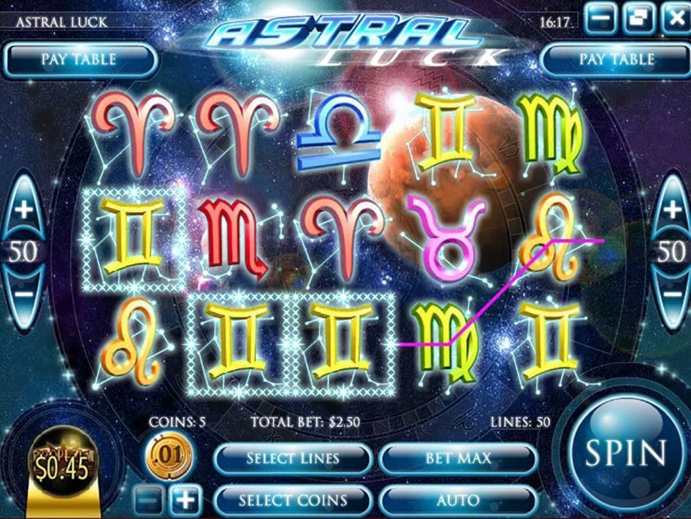 Astral Luck online Casinospiel