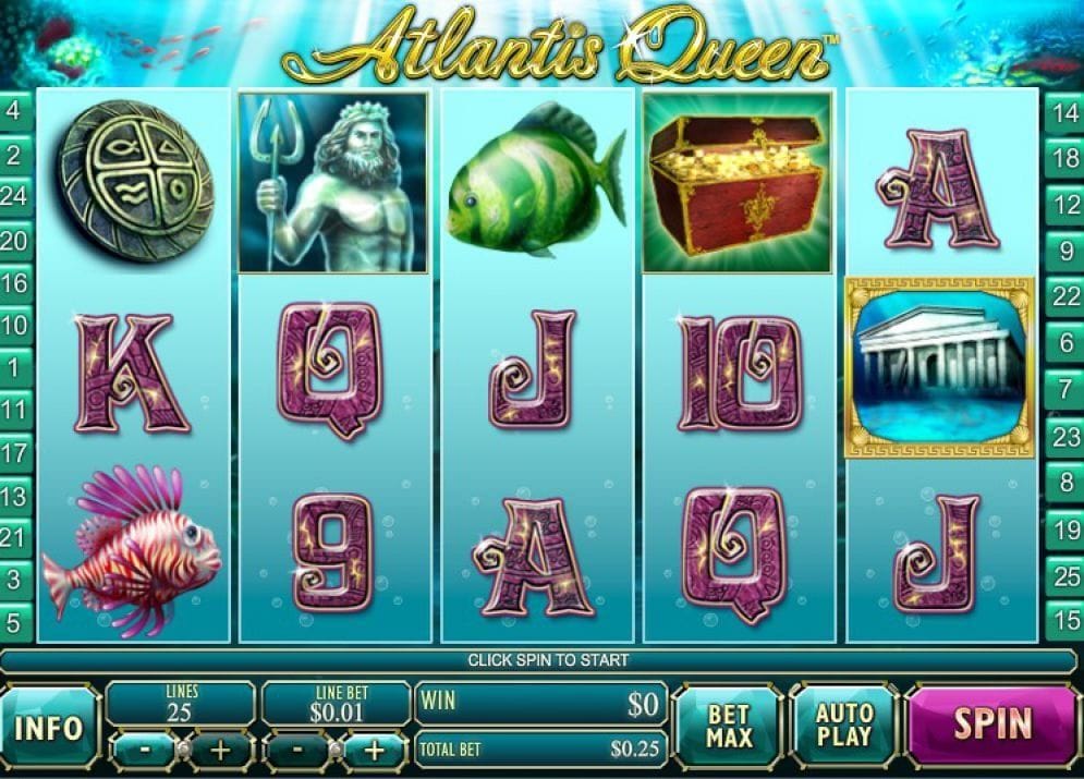 Atlantis Queen online Video Slot