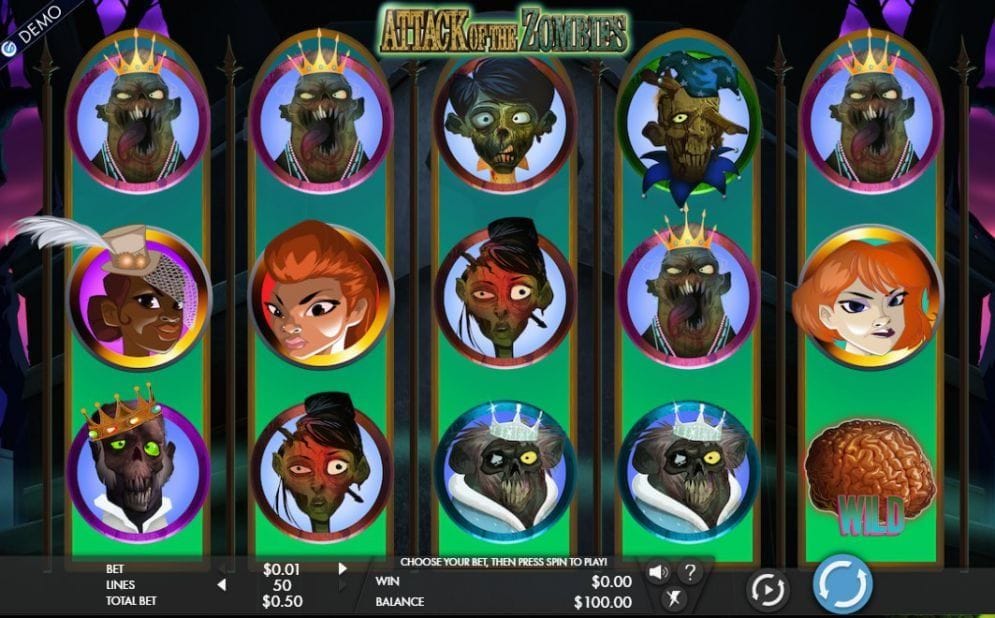 Attack of the Zombies online Spielautomat