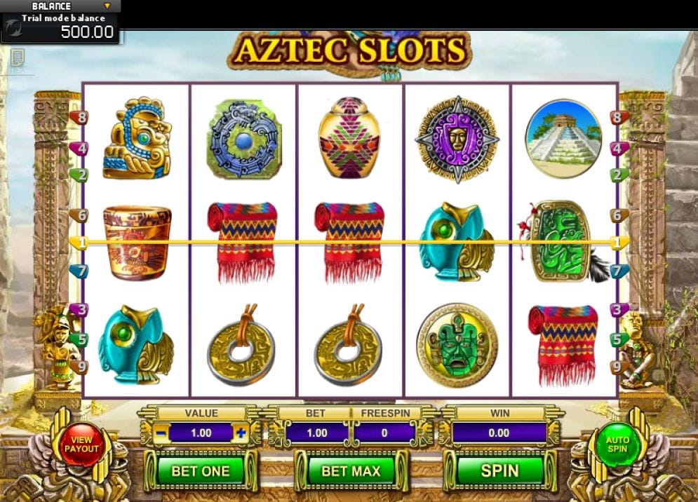 Aztec Slots Geldspielautomat kostenlos spielen