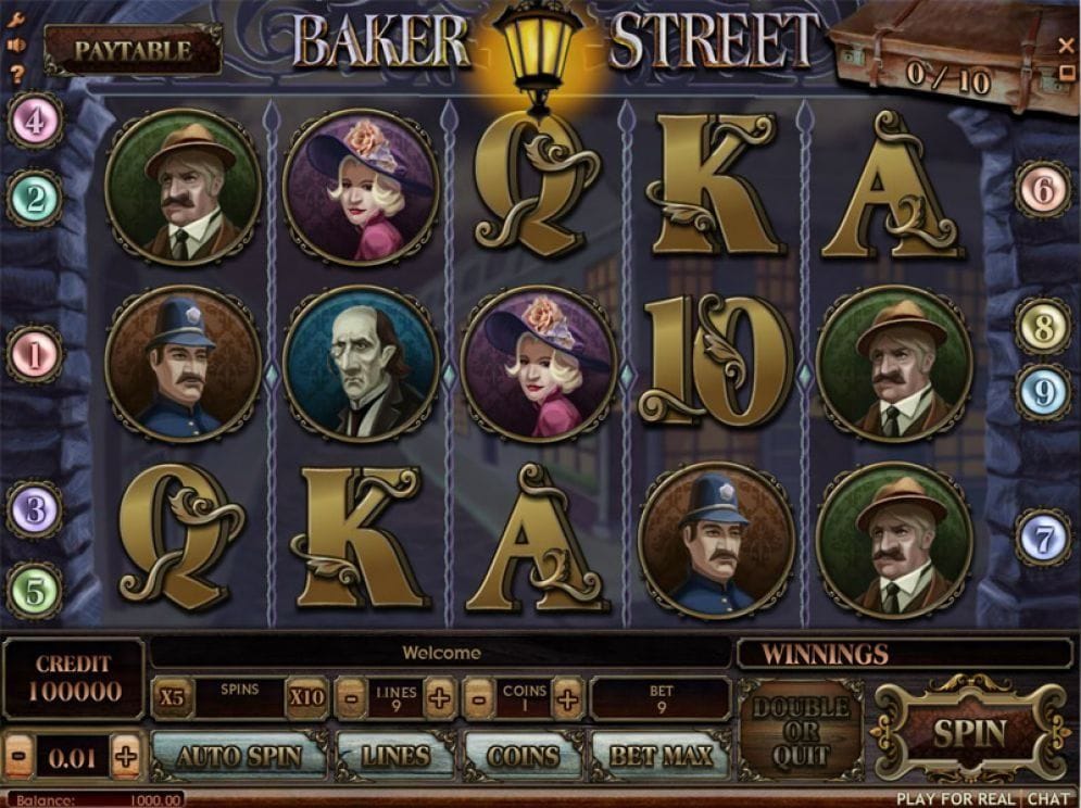 Baker Street online Slotmaschine