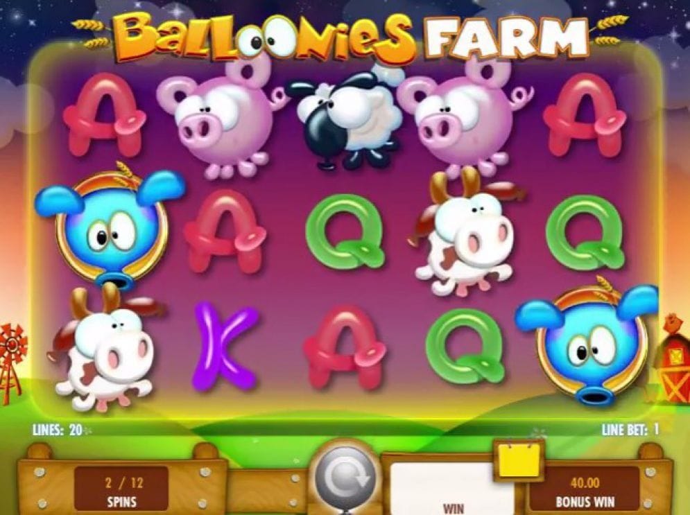 Balloonies Farm Casino Spiel