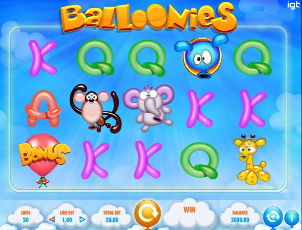 Balloonies online Automatenspiel