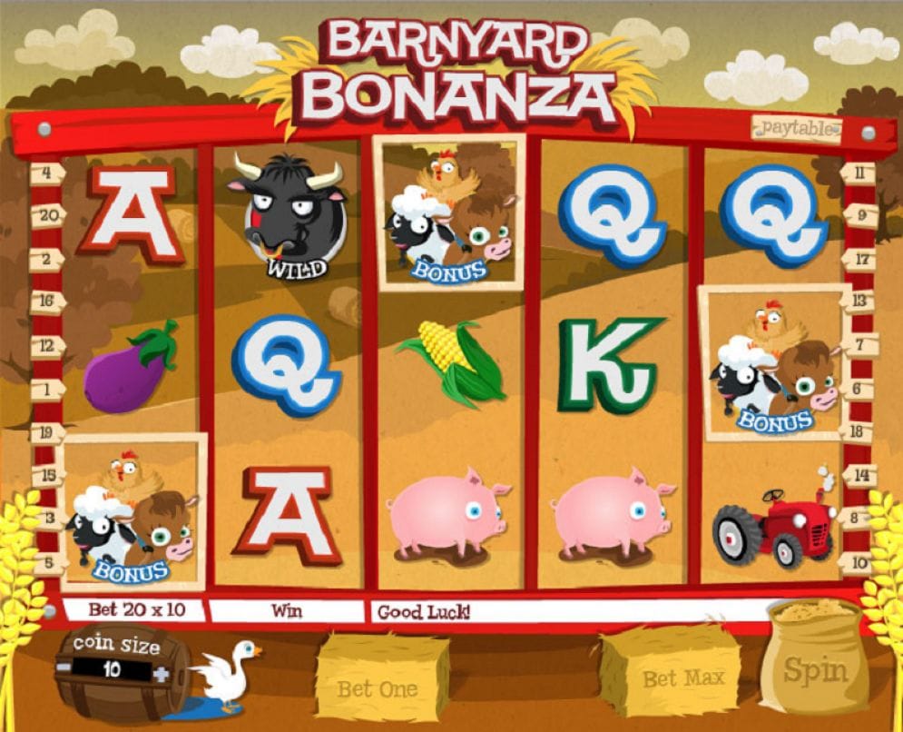 Barnyard Bonanza online Geldspielautomat