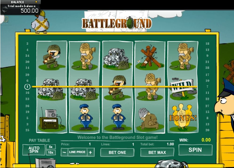 Battleground Geldspielautomat kostenlos spielen