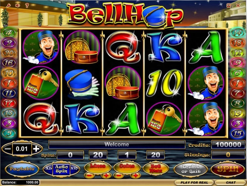 Bell Hop online Casino Spiel