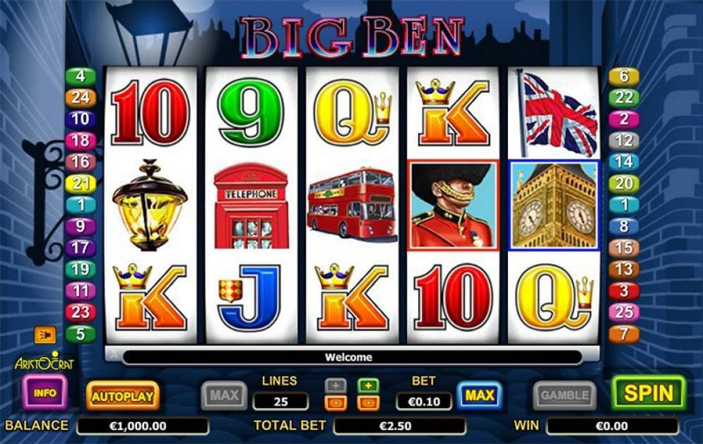 Big Ben online Spielautomat