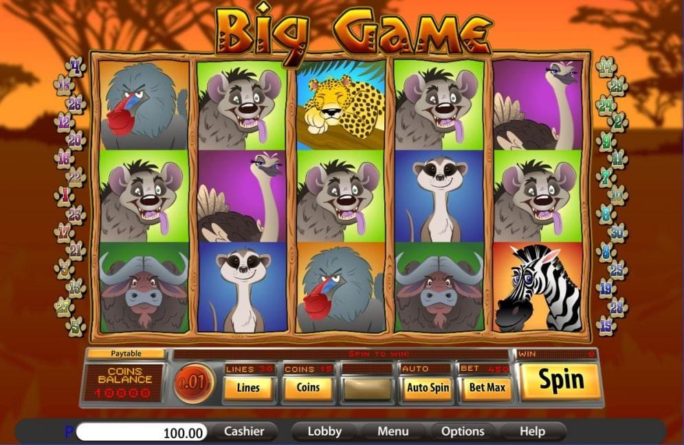 Big Game online Geldspielautomat