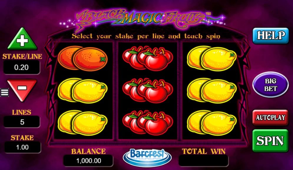 Black Magic Fruits Casinospiel