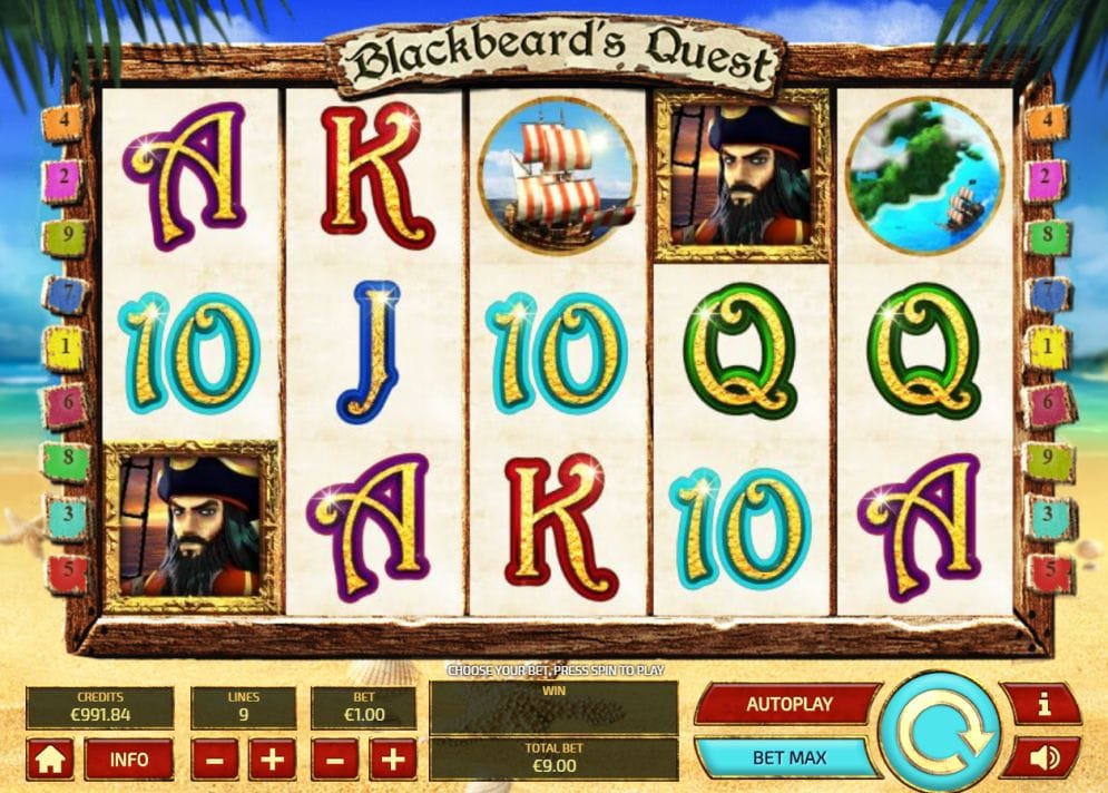 Blackbeard’s Quest online Spielautomat