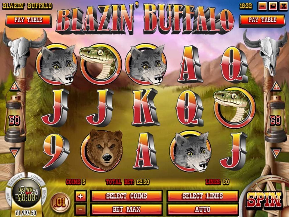 Blazin‘ Buffalo online Casino Spiel