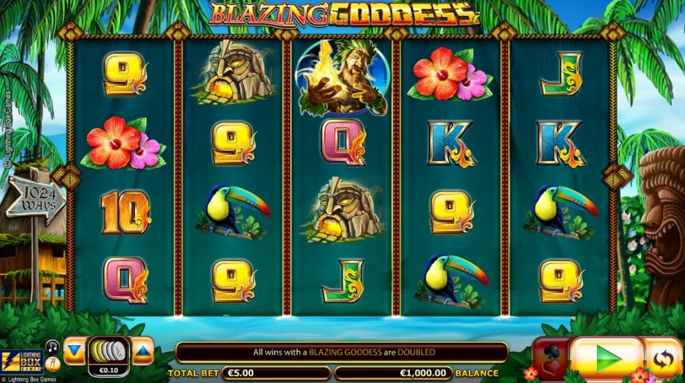 Blazing Goddess Casinospiel