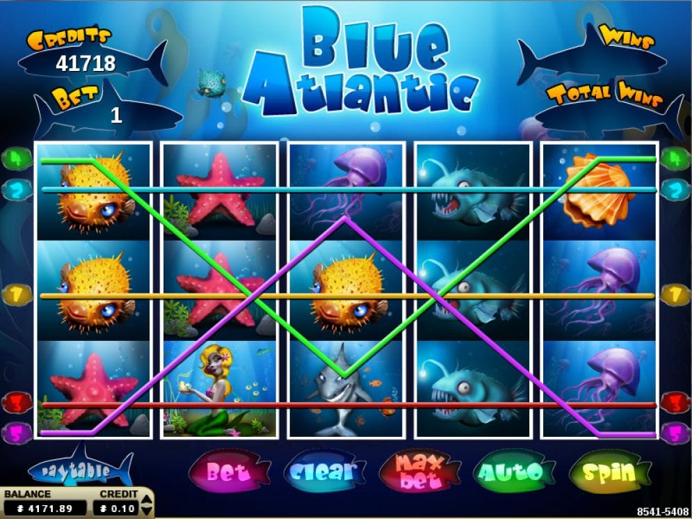 Blue Atlantic Casino Spiel