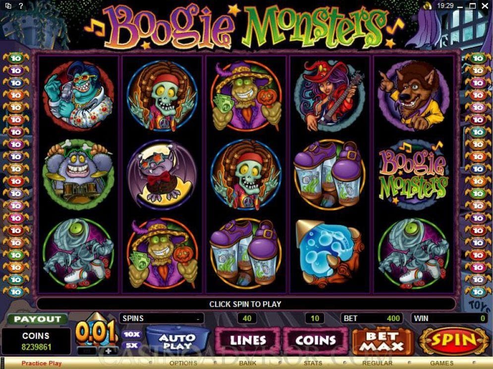 Boogie Monsters Automatenspiel