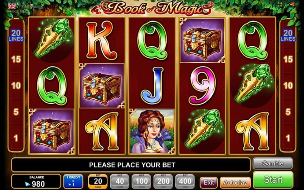 Book Of Magic online Casino Spiel