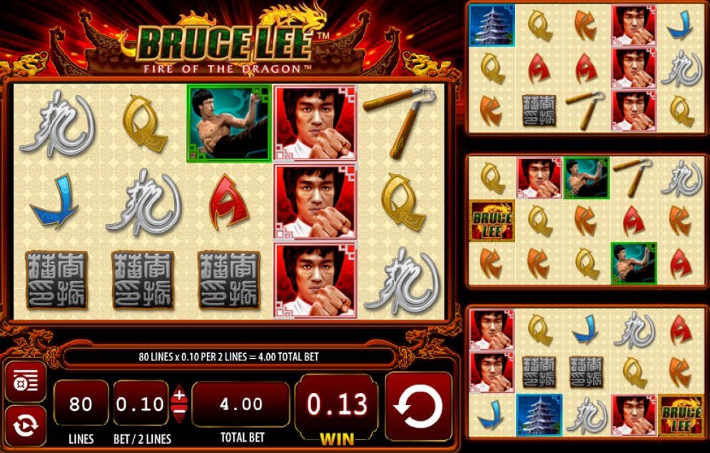 Bruce Lee: Fire of the Dragon Slotmaschine
