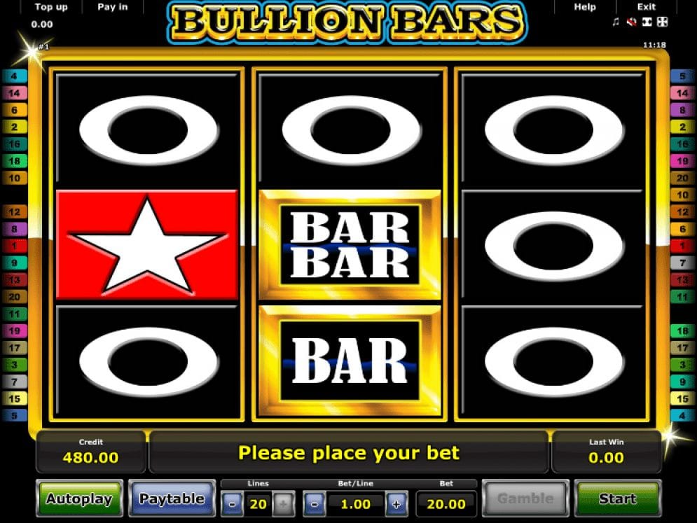 Bullion Bars Automatenspiel