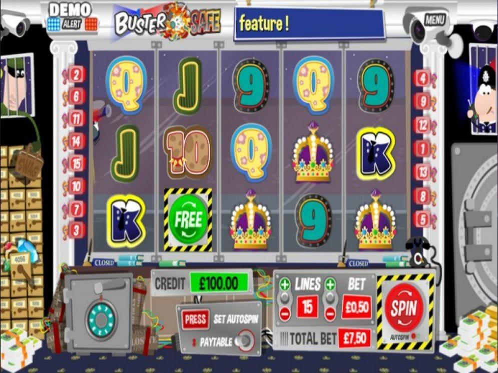 Buster Safe online Geldspielautomat