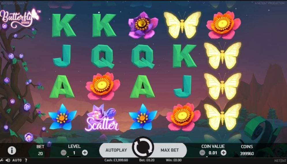 Butterfly Staxx online Video Slot