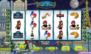 Cafe Paris Casinospiel kostenlos spielen
