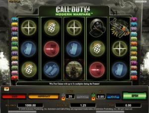 Call of Duty 4 Spielautomat freispiel